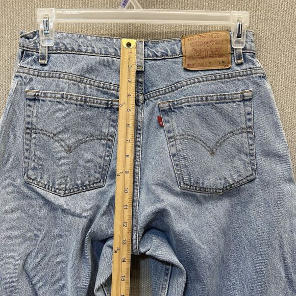 Vintage 90s Levi Strauss 550 Jeans Women's 12 M Relaxed Fit Tapered Leg USA - Picture 6 of 16